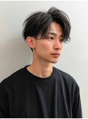 小倉/刈り上げセンターパート/波巻きツイストスパイラル