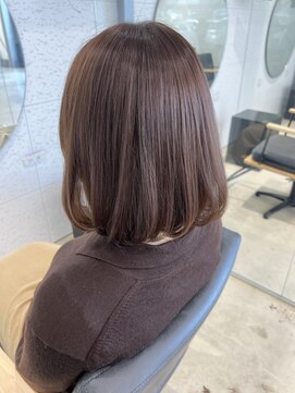 ビーヒアナウ N゜03 金沢駅西店(BE HERE NOW) 髪質改善カラー/ラベンダーベージュ