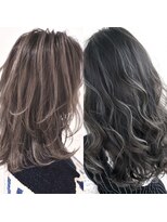 モーメント(Moment) 外国人風バレイヤージュ、ハイライトカラー