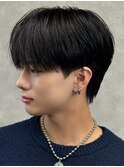 マッシュヘア/黒髪/メンズカット/men's/フェザーパーマ