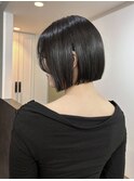 切りっぱなしボブ