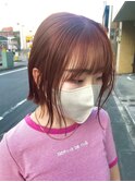 千葉駅/ミルクティーブロンド/ダークブルー/デジタルパーマ