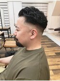 スキンフェードスリックバック