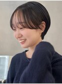 20代30代前髪なしショートハンサムショート丸みショートレイヤー