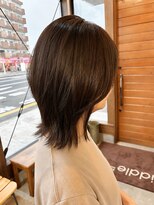 リドル ヘアー 駒生店(Riddle HAIR)&nbsp;外ハネくびれミディアムレイヤー