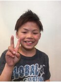 見ていて涼し気!!サッパリソフトモヒカン!
