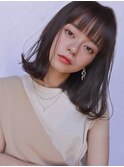 [エイチ原宿＊RUKA]素髪ナチュラル ワンカール ミディアム
