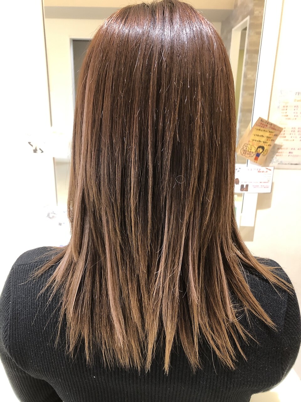 シールエクステでバレイヤージュ風に：L094432293｜チームヘアー(TEAM