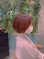 ロンドフルール 大宮東口(Lond fleur)&nbsp;Lond fleur林　丸みショートボブ×ピンクページュ