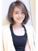 【Lond aventus】ネイビーカラーが大人かわいいフレンチボブ