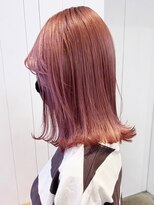 アイティーバイアルバム 松戸店(IT by ALBUM) ピンクミディ_カーキグレージュマッシュショート_ba325661