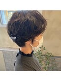 《藤野お客様スタイル》丸みニュアンスパーマ