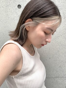 ヒート バイ アンカットラウンジ 渋谷(HEAT by UNCUT&LOUNGE) ミルクティ/ダブルカラー/インナーカラー/ケアブリーチ［渋谷］