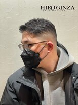 ヒロギンザ 銀座一丁目店(HIRO GINZA)&nbsp;スキンフェード×震災刈り