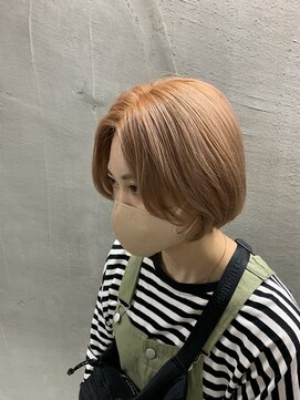 ロイジー(roijir) 表参道roijir ショートボブ×オレンジベージュ