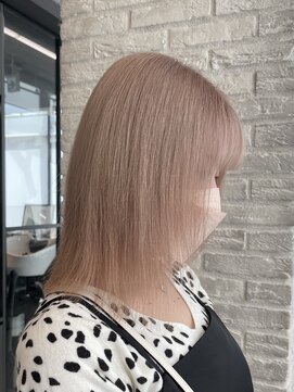 ラックスビー ウメダ 大阪梅田店(LUXBE UMEDA) pink blond / Mao