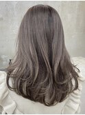 ミルクティーベージュダブルカラーケアブリーチインナーカラー