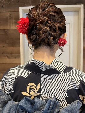 ザブックハンドサロン(The book hand salon) 浴衣×ヘアアレンジ