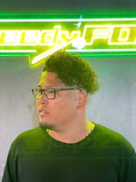 グリーディーフォックス 三軒茶屋(GreedyFOX)&nbsp;波巻き/マッシュパーマ/ウルフ/ハイライト<理容室>三軒茶屋