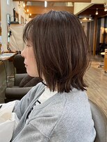 リアンヘアデザイン(Lian hair design) くびれミディアム/レイヤー/ブラウンカラー