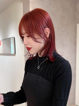 メゾンドイギー(MAISON de IGGY) ブリーチなしダブルカラー/ピンクレッド/モーブ/ボルドーカシス