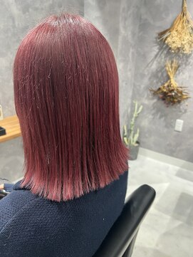 ラス(Las) 赤強めカシスカラー