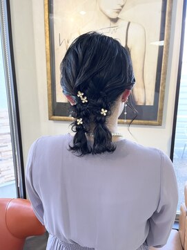 コレットヘア(Colette hair) 綺麗めツインアレンジ