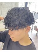 波巻きパーマ(メンズ/眉毛/ツイストスパイラル/カット)