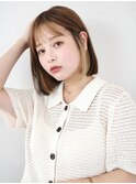vlow 表参道　似合わせカット インナーカラーボブ
