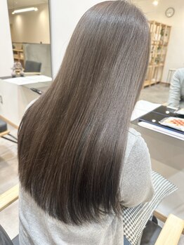 ソラ(SORA.)の写真/【大人可愛い】自然なストレートへ◎ずっと触りたくなる柔らかい質感に感動！毎日のお手入れが楽に[長岡京]