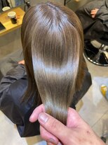 ジーナ 船橋(Zina)&nbsp;髪質改善＊ロングレイヤーグレーベージュ＊美髪【Zina船橋】