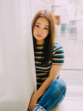 ココカラーアンドカット マルナカ福富店(CoCo Color&Cut) ノーバングストレートロング☆20代30代40代50代