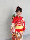 七五三ヘアセット