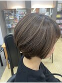 白髪ぼかしハイライト
