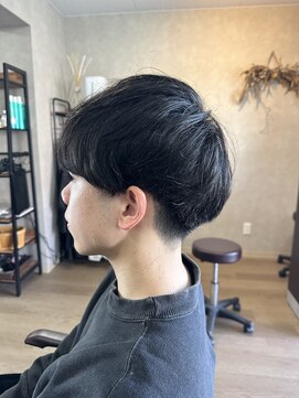 アルレン(Allen) メンズマッシュ【ニュアンスパーマ/波巻きツイストスパイラル】