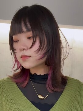 ソル オモテサンドウ 表参道 青山(SOL . OMOTESANDO) ミルクティーベージュダブルカラーインナーカラーケアブリーチ