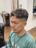 コンセプトフリッシュ(concept FRISCH)&nbsp;フェードメッシュパーマスタイル