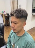 フェードメッシュパーマスタイル