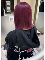 ブランシェ 高蔵寺店(BRANCHE) チェリーレッドカラー【ブリーチ１回】