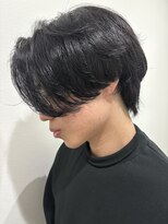 ヒュイル バイ ニアウ(Hwyl by Niau) メンズマッシュセンターパートスパイラルパーマニュアンスパーマ