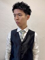 アイヴィー 池袋(IVY)&nbsp;池袋メンズスパイキーショートパーマ◎[池袋メンズ美容室］