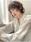 【中目黒】顔まわりレイヤーボブのおしゃれくるくるパーマ☆