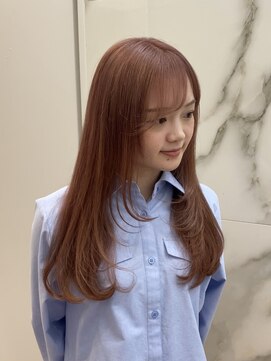 リー 梅田(Lee) ピンクカラー/ピンクミルクティー/ダブルカラー/艶髪