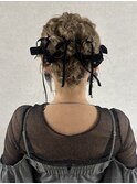 ショートボブアップヘア◎