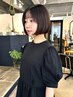 【ボブカットクーポン】カット+カラー+Tr　￥7700
