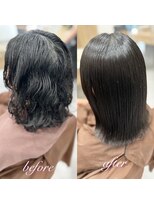 アース 若葉台店(EARTH)&nbsp;憧れのストレートヘアへ。くせ毛の悩みに応えるコスメ縮毛矯正