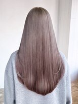 シオン(shion) ミルクティーロングハイトーン韓国ヘア顔周りレイヤー_ba554082