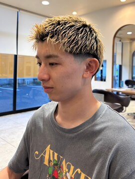 トレース 西尾店(TRACE) メンズショート メンズブリーチ　テーパーフェード