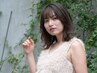 『人気No.1』カット+イルミナカラー+TOKIO 5step Tr +超音波アイロン ￥9,900