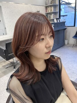 アデプト 北千住店(adept) 【adept北千住 エリ】くびれミディ×ピンクブラウン